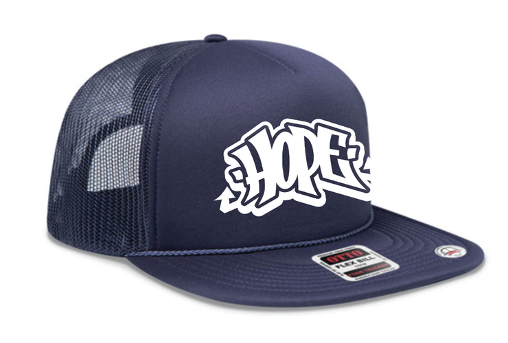 HOPE THROWIE FOAM TRUCKER - NAVY