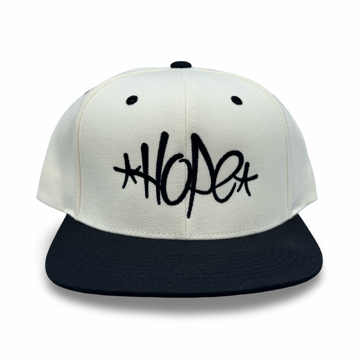 HOPE TAG SNAPBACK CAP - WHITE / BLACK – HOPE Outdoor Gallery