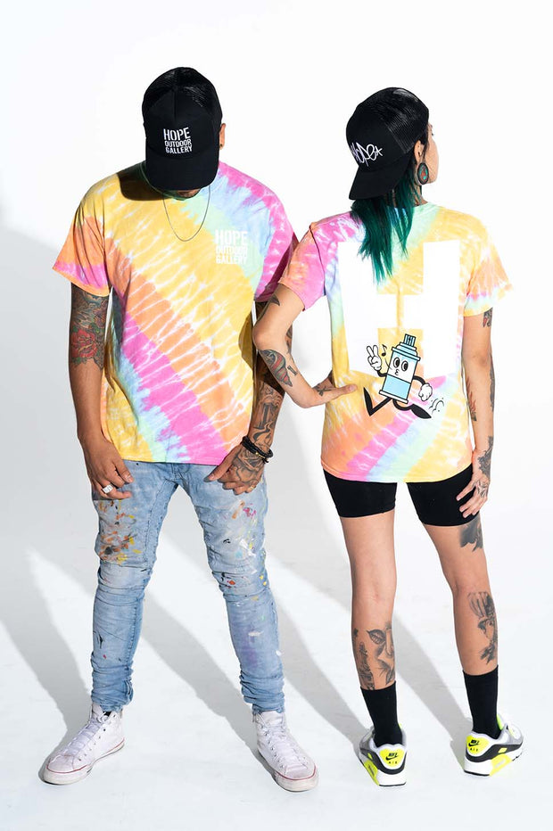 HOPE Mascot Tie dyed T-shirt